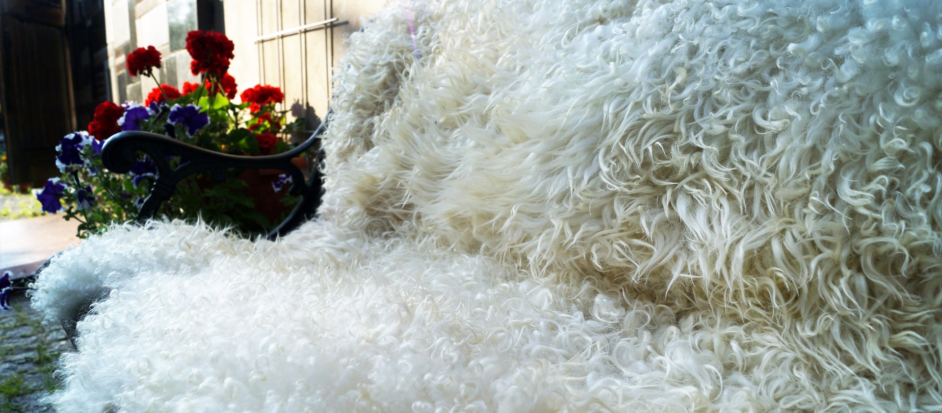Schappen lamshuiden natuurlijke decoratieve Polen producten